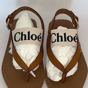 Chloe Tan Sandals